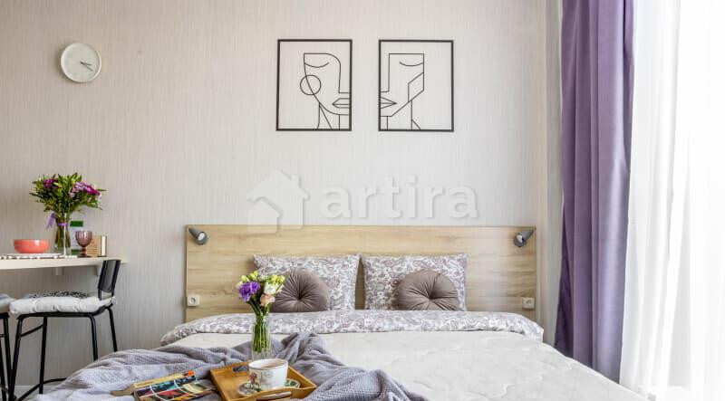 1-комн. апарт-ы, 27 м2, 20/22 эт. Санкт-Петербург - изображение 4