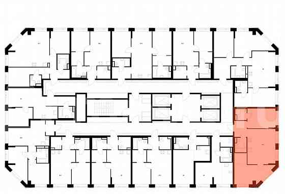 2-комн. квартира, 60.1 м2, 31/32 эт. Москва