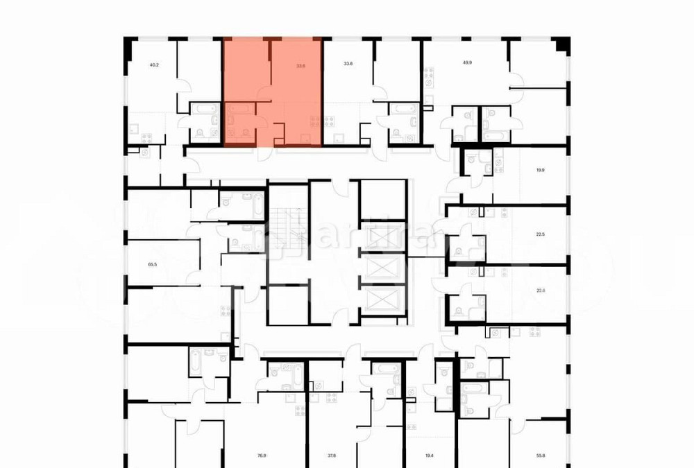 1-комн. квартира, 33.6 м2, 12/24 эт. Москва - изображение 3