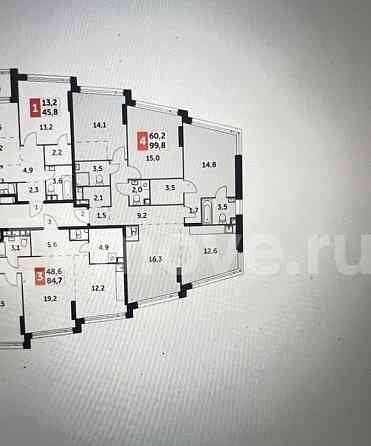 4-комн. квартира, 99.8 м2, 24/29 эт. Москва