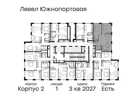 3-комн. квартира, 64.8 м2, 47/47 эт. Москва