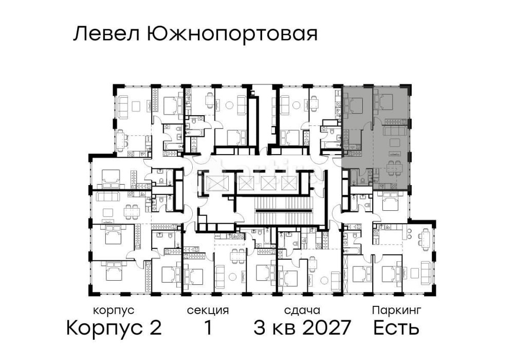 3-комн. квартира, 64.8 м2, 47/47 эт. Москва - изображение 2