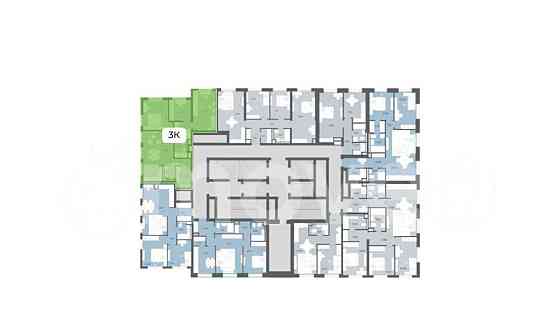 3-комн. квартира, 75.2 м2, 38/52 эт. Москва