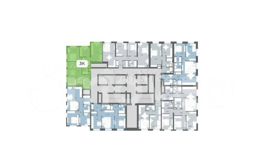 3-комн. квартира, 75.2 м2, 38/52 эт. Москва - изображение 3