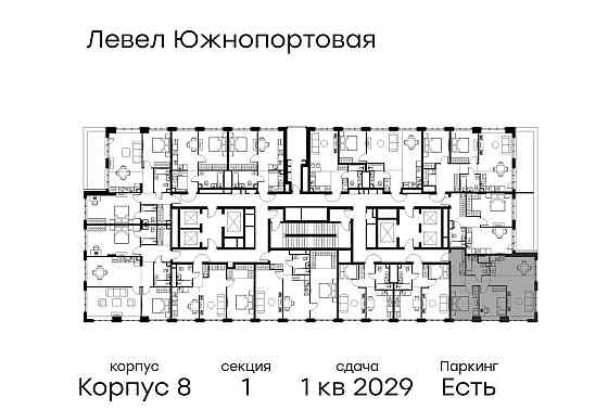 3-комн. квартира, 62.2 м2, 28/49 эт. Москва
