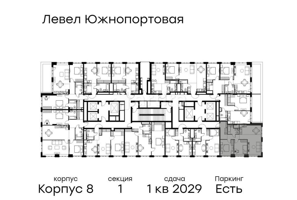 3-комн. квартира, 62.2 м2, 28/49 эт. Москва - изображение 3