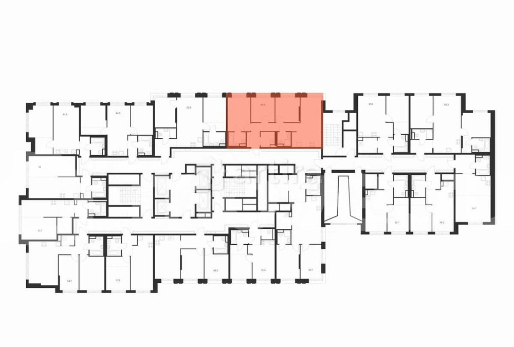 3-комн. квартира, 65.6 м2, 2/29 эт. Москва - изображение 3