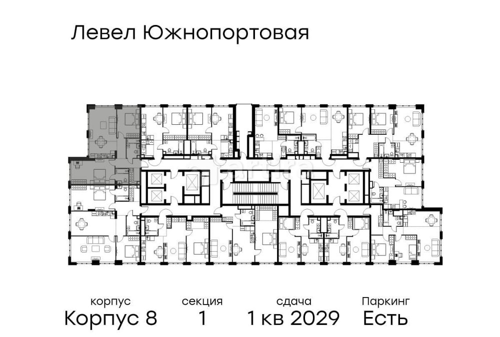 3-комн. квартира, 76.3 м2, 29/49 эт. Москва - изображение 19