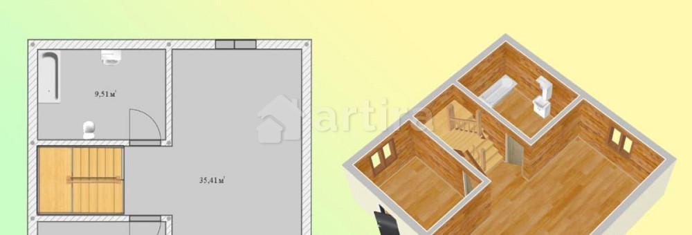 Дом, 110 м2, 7.74 сотки, 2 эт. Гатчина - изображение 3