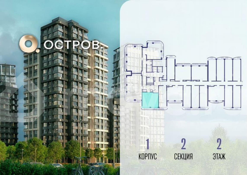 1-комн. квартира, 39 м2, 2/19 эт. Москва - изображение 4