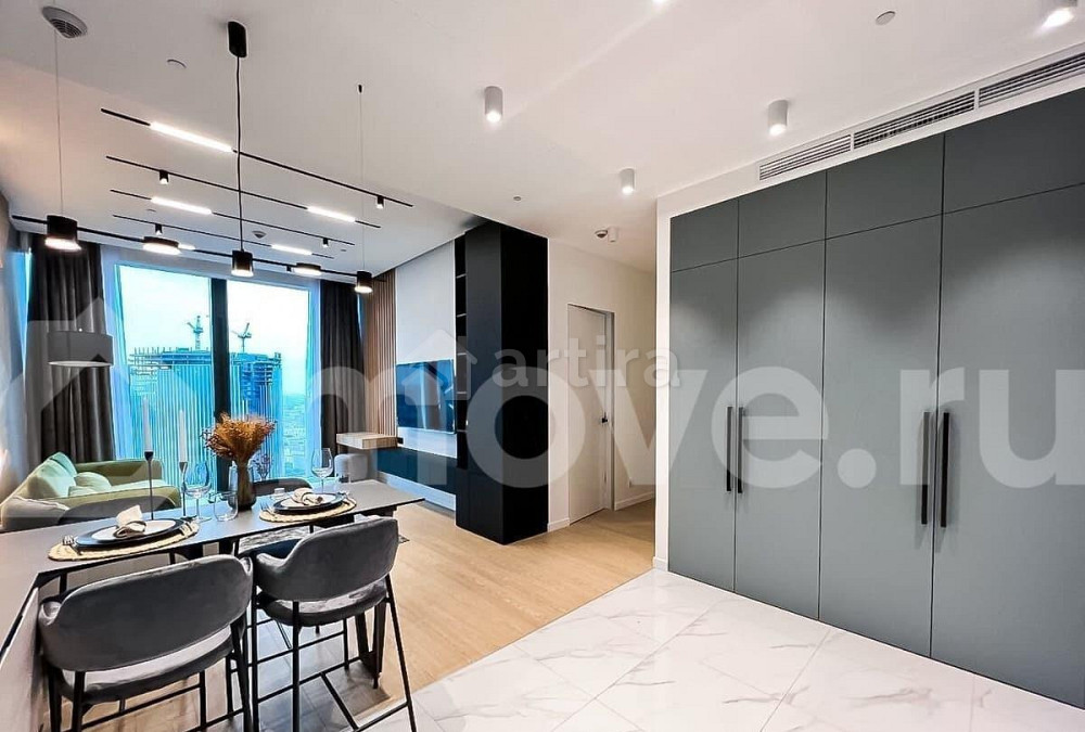 2-комн. апарт-ы, 61 м2, 57/68 эт. Москва - изображение 1