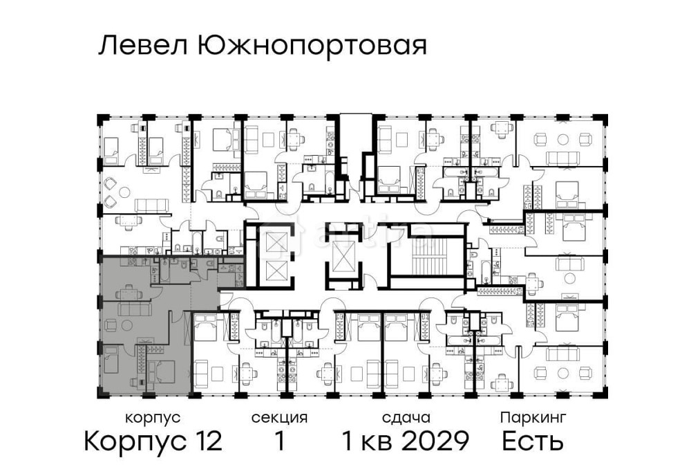 3-комн. квартира, 69.3 м2, 8/20 эт. Москва - изображение 3