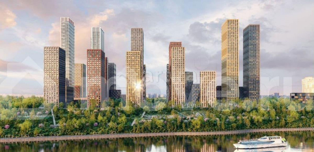 2-комн. квартира, 64.1 м2, 12/44 эт. Москва - изображение 3