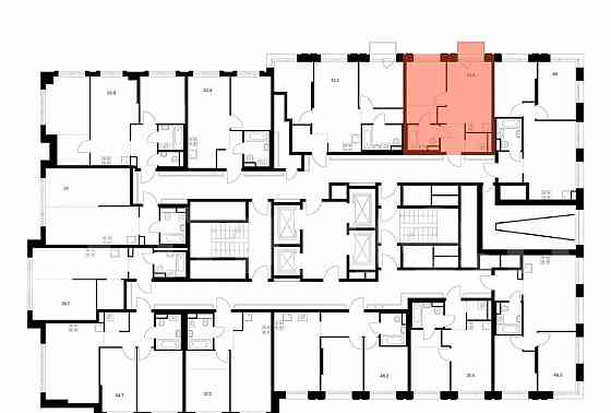 1-комн. квартира, 33.6 м2, 15/29 эт. Москва