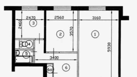 2-комн. квартира, 44 м2, 4/9 эт. Москва