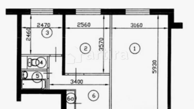 2-комн. квартира, 44 м2, 4/9 эт. Москва - изображение 3