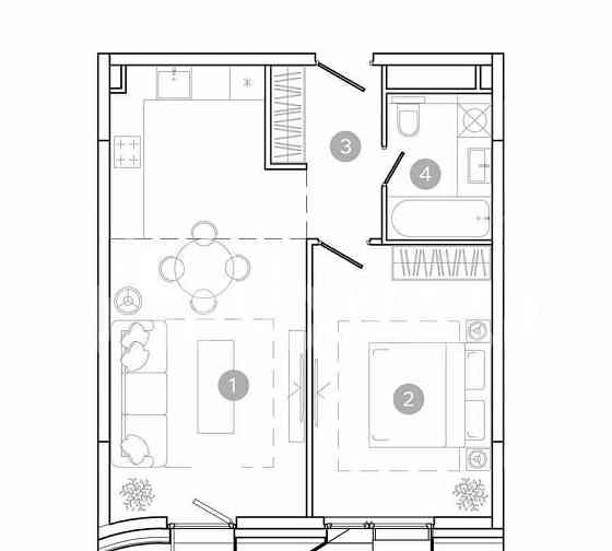 2-комн. квартира, 46 м2, 6/21 эт. Москва
