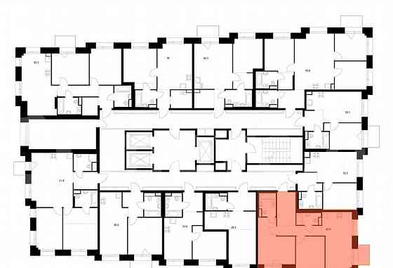 2-комн. квартира, 59.9 м2, 5/23 эт. Москва