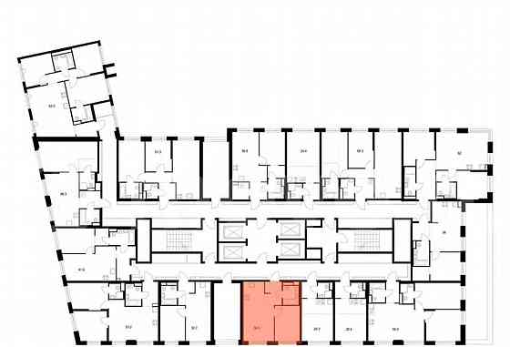 1-комн. квартира, 36.5 м2, 2/43 эт. Москва