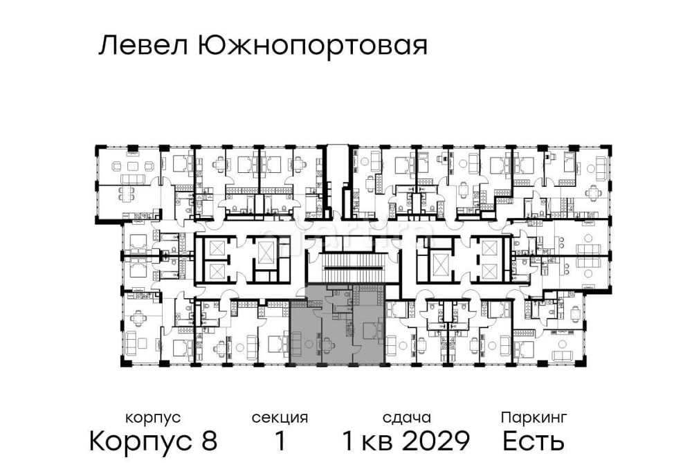 2-комн. квартира, 64.8 м2, 41/49 эт. Москва - изображение 14