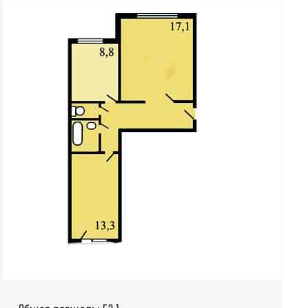 Комната, 13.3 м2, 12/14 эт. Москва