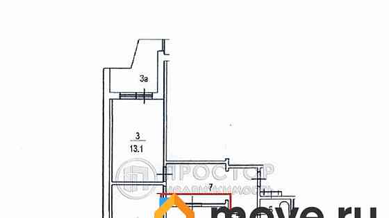 Комната, 17.9 м2, 3/16 эт. Москва