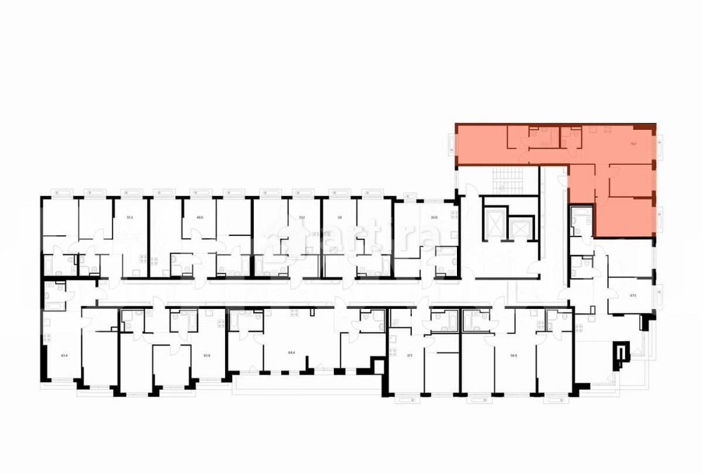 3-комн. квартира, 79.7 м2, 12/13 эт. Зеленоград - изображение 3