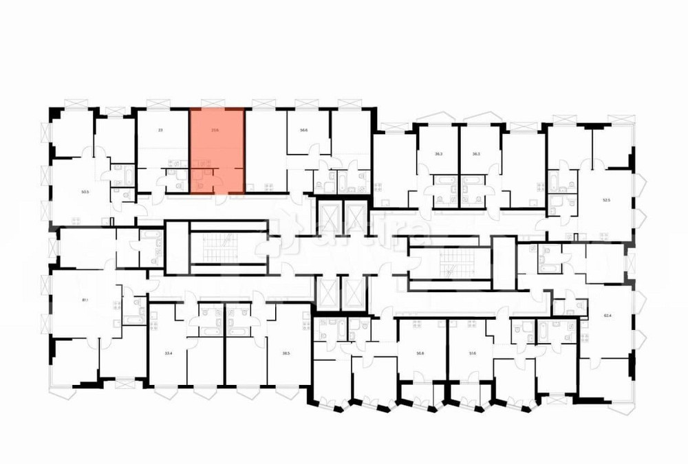 Студия, 23.6 м2, 17/32 эт. Москва - изображение 2
