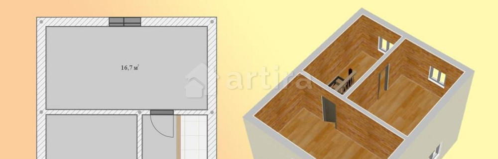 Дом, 80.3 м2, 7.45 сотки, 2 эт. Гатчина - изображение 5