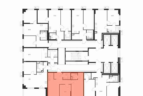 2-комн. квартира, 54.2 м2, 27/32 эт. Москва