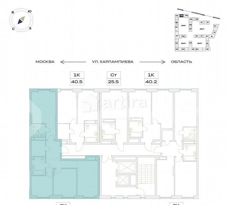 4-комн. квартира, 82.2 м2, 8/24 эт. Москва - изображение 6