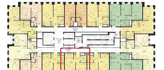 1-комн. квартира, 40.1 м2, 30/40 эт. Москва