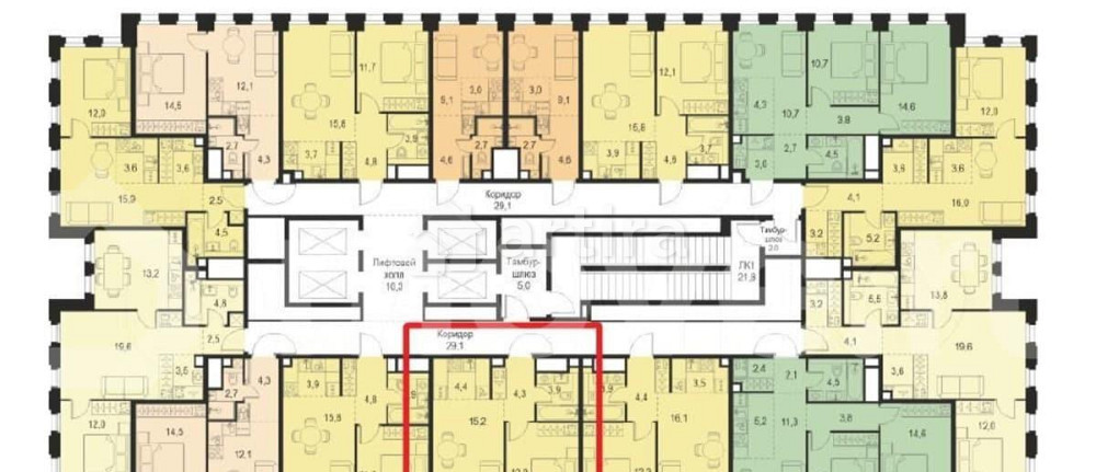 1-комн. квартира, 40.1 м2, 30/40 эт. Москва - изображение 1