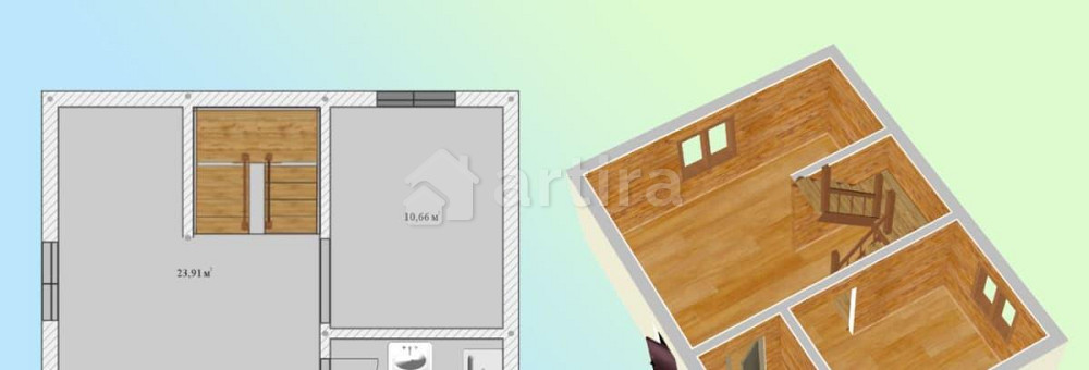 Дом, 80 м2, 6.38 сотки, 2 эт. Гатчина - изображение 4