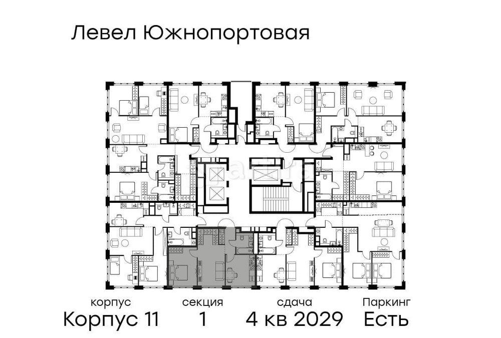 2-комн. квартира, 47.3 м2, 11/16 эт. Москва - изображение 9