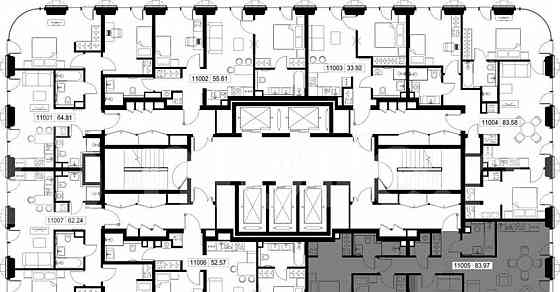3-комн. квартира, 84 м2, 10/52 эт. Москва
