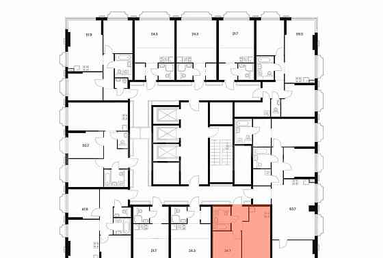 Студия, 34.7 м2, 12/20 эт. Москва