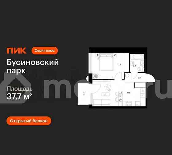 1-комн. квартира, 37.7 м2, 2/24 эт. Москва