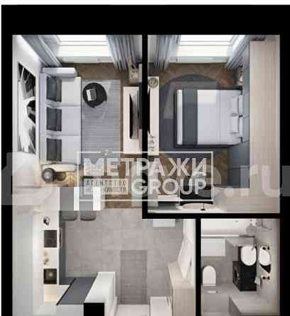 1-комн. квартира, 36 м2, 50/50 эт. Москва