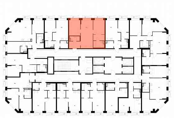 2-комн. квартира, 57.5 м2, 27/32 эт. Москва