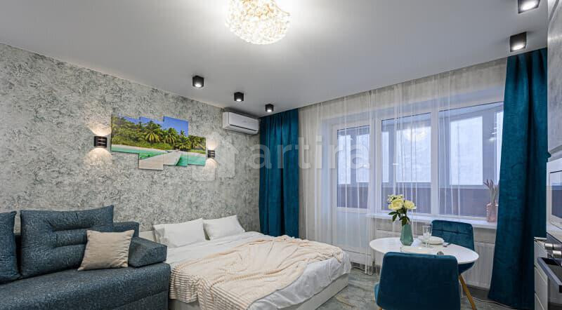 Студия, 27 м2, 7/19 эт. Новосибирск - изображение 1