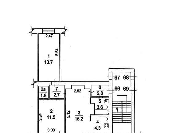Комната, 11.5 м2, 5/5 эт. Мытищи