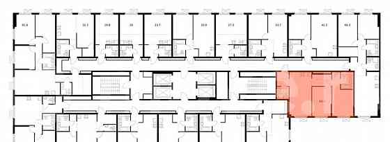 2-комн. квартира, 62.6 м2, 2/33 эт. Москва