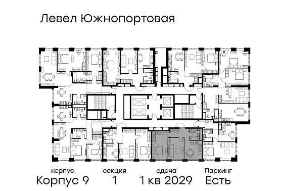 2-комн. квартира, 50.5 м2, 5/49 эт. Москва
