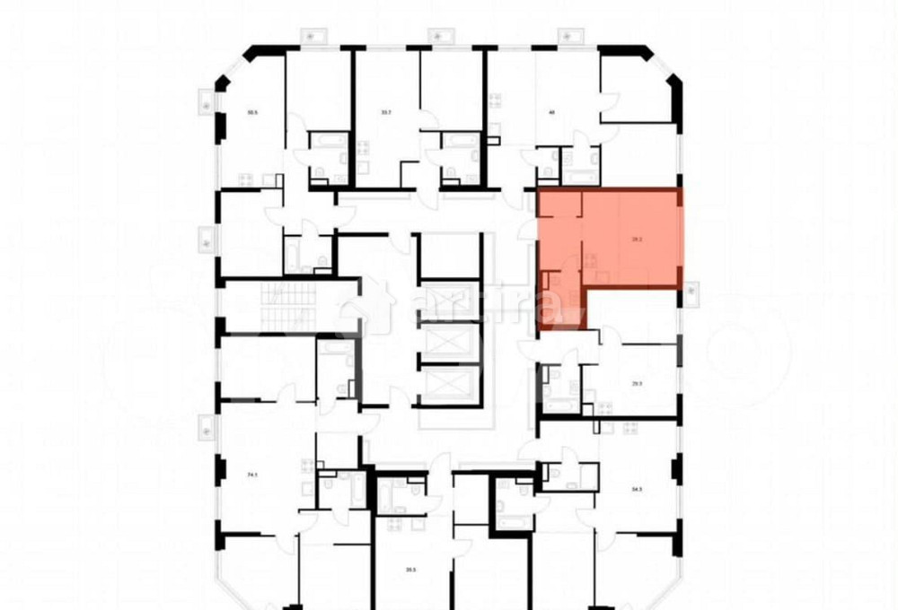 Студия, 28.2 м2, 17/23 эт. Москва - изображение 2