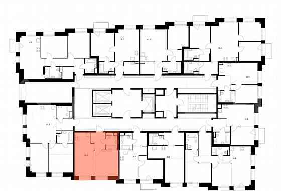 1-комн. квартира, 38.4 м2, 8/23 эт. Москва