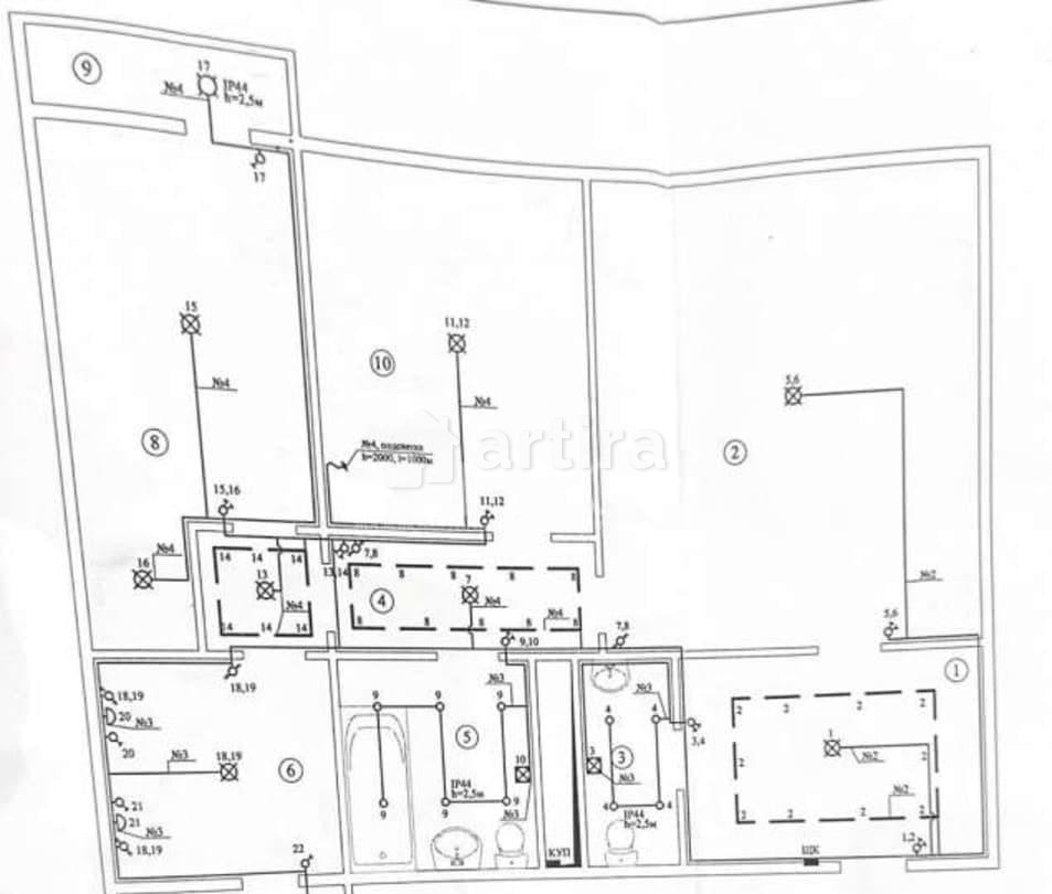 3-комн. квартира, 83 м2, 5/22 эт. Москва - изображение 5
