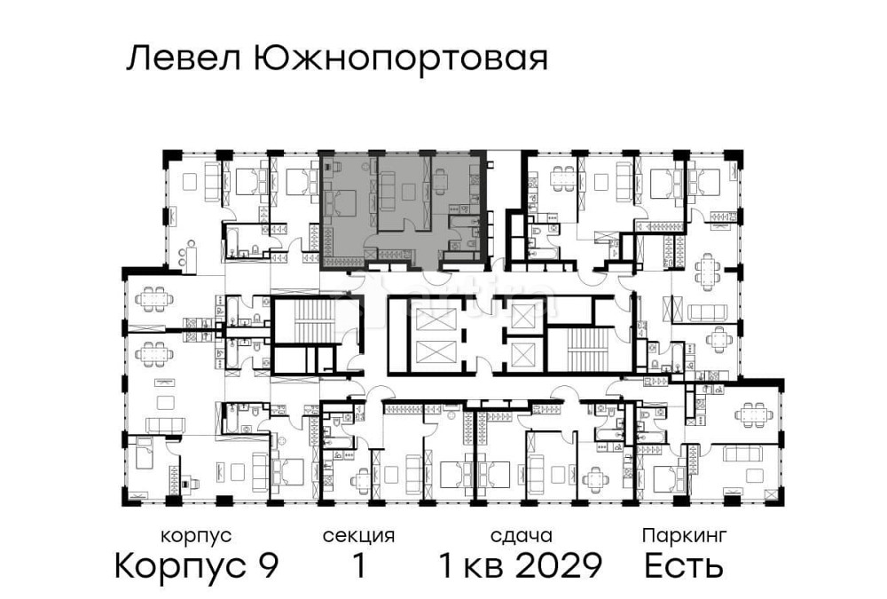 2-комн. квартира, 58.9 м2, 42/49 эт. Москва - изображение 12