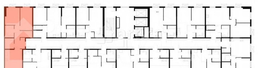 2-комн. квартира, 61.5 м2, 21/25 эт. Москва - изображение 3