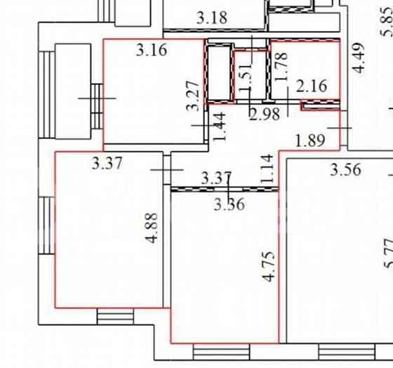 2-комн. квартира, 59.4 м2, 4/22 эт. Москва